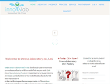 Tablet Screenshot of innovathailand.com